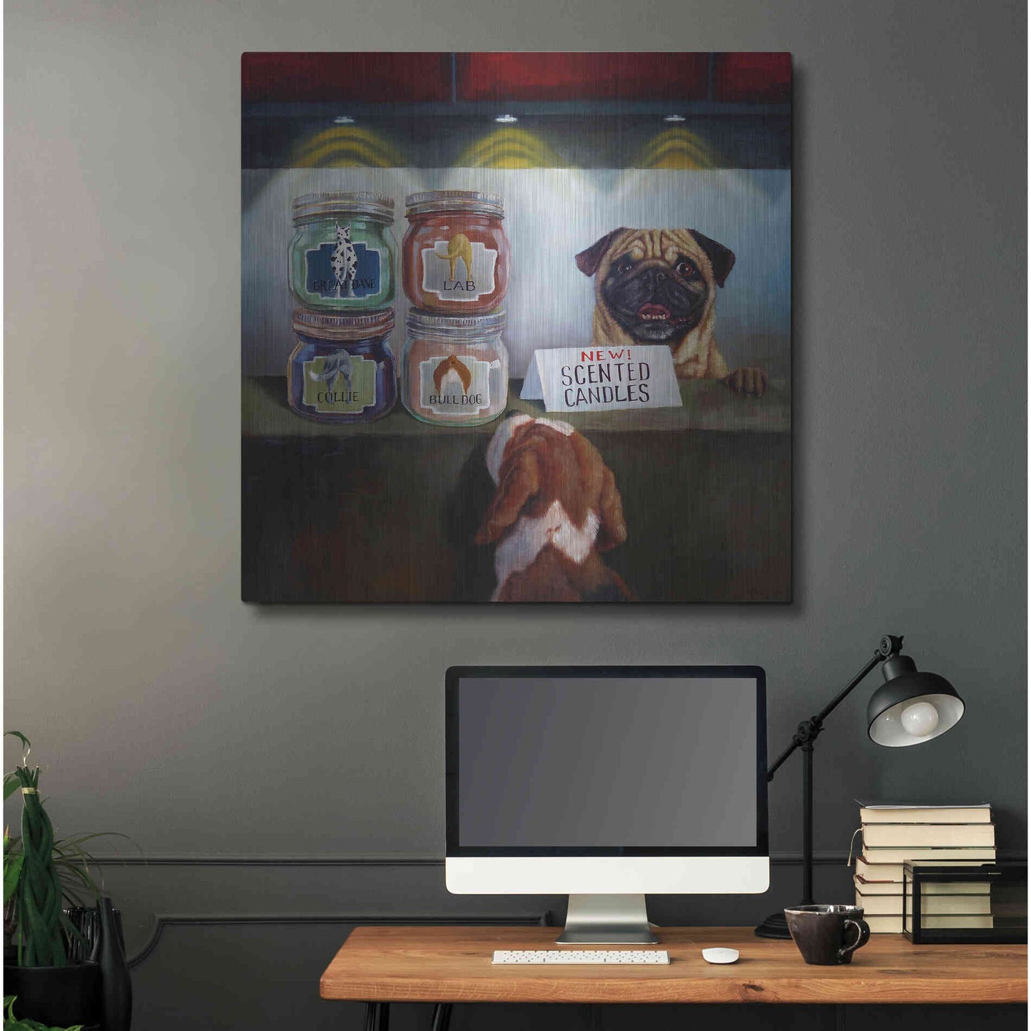 Luxe Metal Art 'Aromatherapy' by Lucia Heffernan, Metal Wall Art,36x36