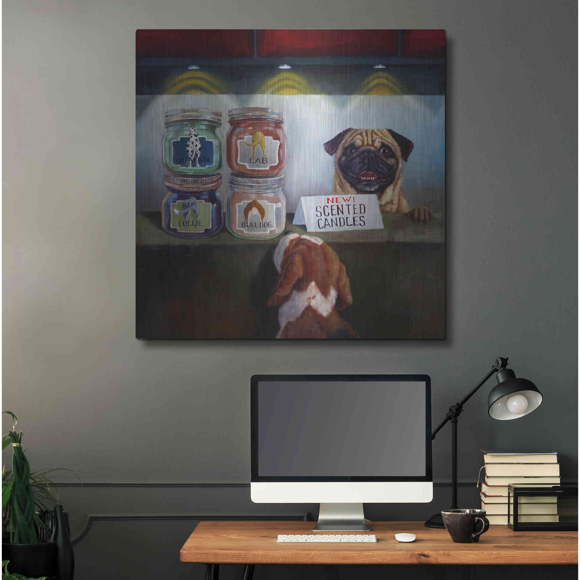 Luxe Metal Art 'Aromatherapy' by Lucia Heffernan, Metal Wall Art,36x36