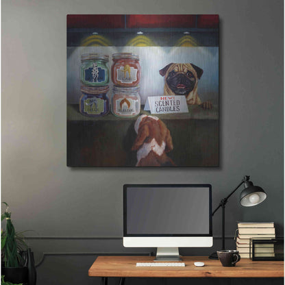 Luxe Metal Art 'Aromatherapy' by Lucia Heffernan, Metal Wall Art,36x36