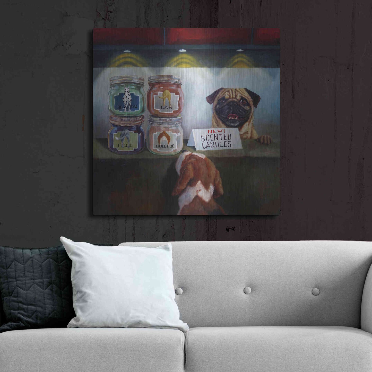 Luxe Metal Art 'Aromatherapy' by Lucia Heffernan, Metal Wall Art,36x36