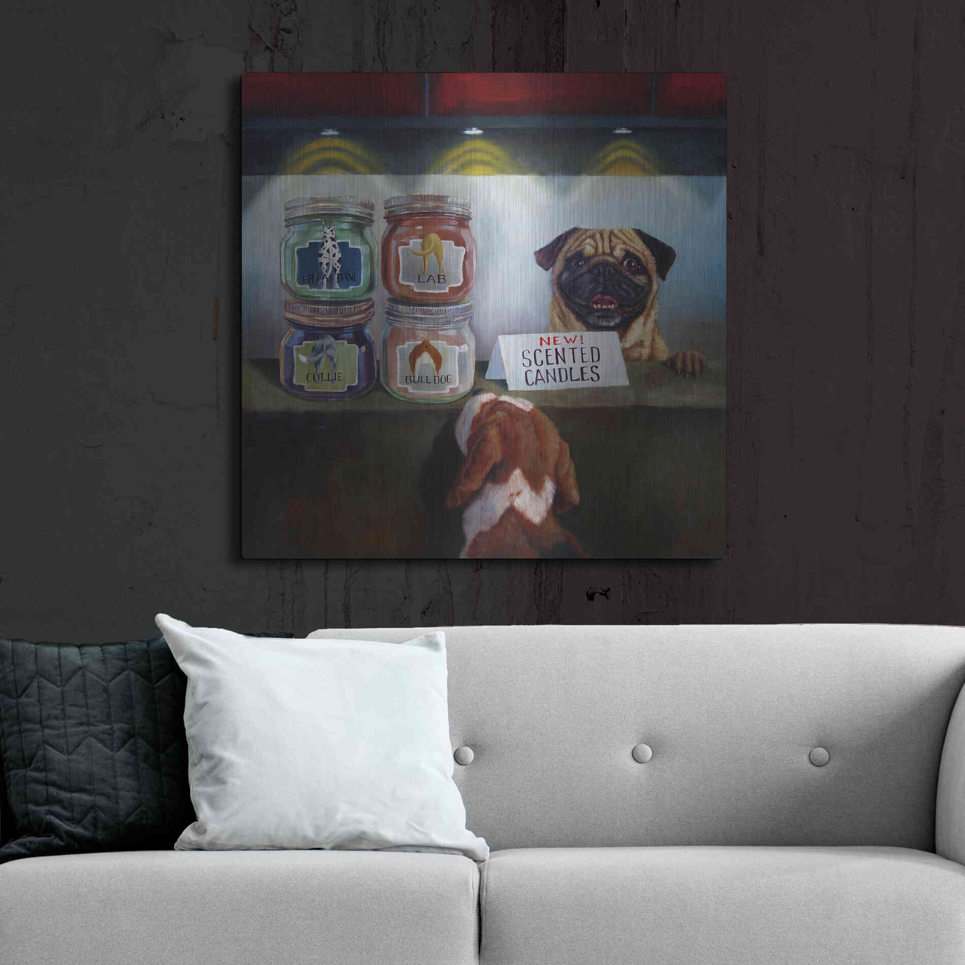 Luxe Metal Art 'Aromatherapy' by Lucia Heffernan, Metal Wall Art,36x36