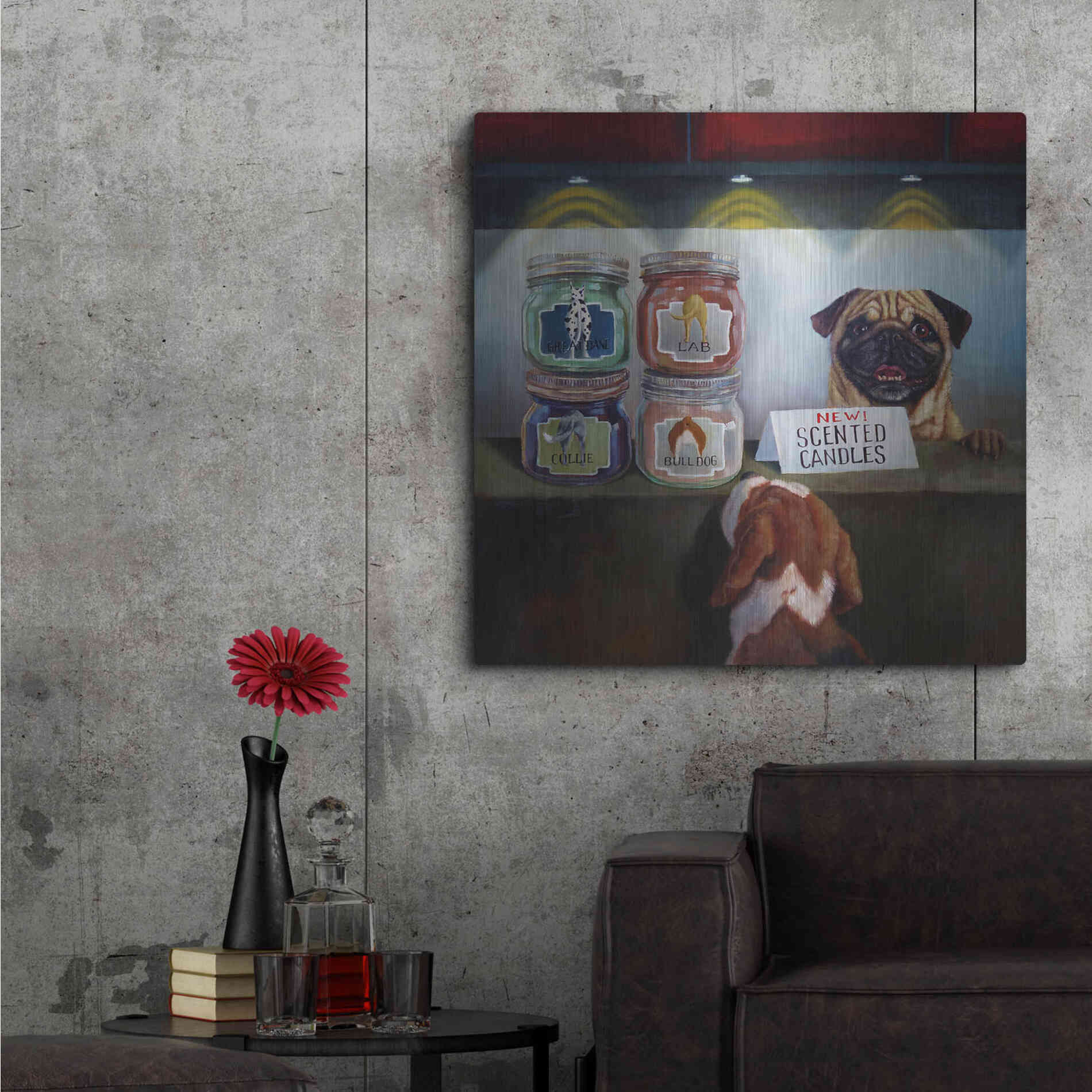 Luxe Metal Art 'Aromatherapy' by Lucia Heffernan, Metal Wall Art,36x36