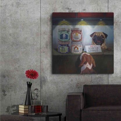 Luxe Metal Art 'Aromatherapy' by Lucia Heffernan, Metal Wall Art,36x36