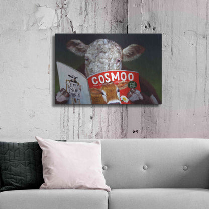 Luxe Metal Art 'Cow Tips' by Lucia Heffernan, Metal Wall Art,36x24