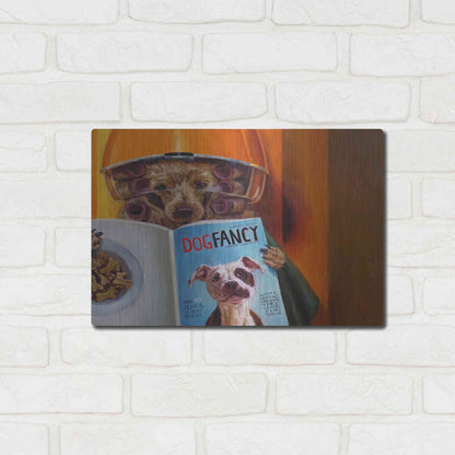 Luxe Metal Art 'Spa Day' by Lucia Heffernan, Metal Wall Art,16x12