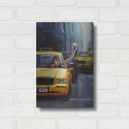 Luxe Metal Art 'Rush Hour' by Lucia Heffernan, Metal Wall Art,12x16