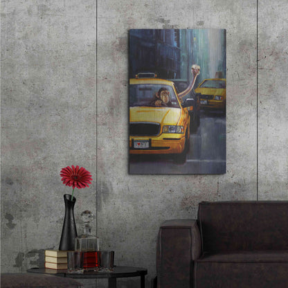 Luxe Metal Art 'Rush Hour' by Lucia Heffernan, Metal Wall Art,24x36