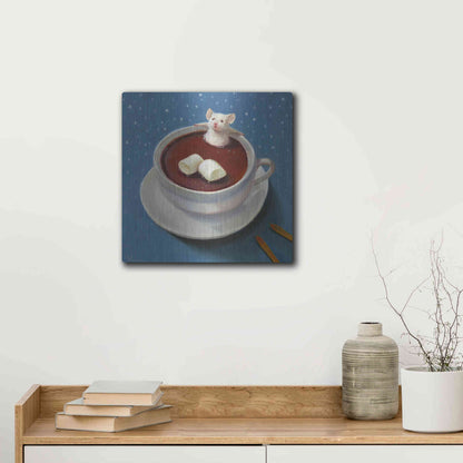 Luxe Metal Art 'Apres Ski' by Lucia Heffernan, Metal Wall Art,12x12