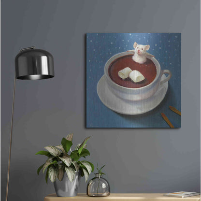 Luxe Metal Art 'Apres Ski' by Lucia Heffernan, Metal Wall Art,24x24