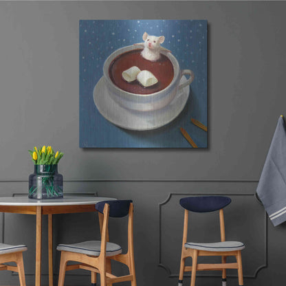 Luxe Metal Art 'Apres Ski' by Lucia Heffernan, Metal Wall Art,36x36