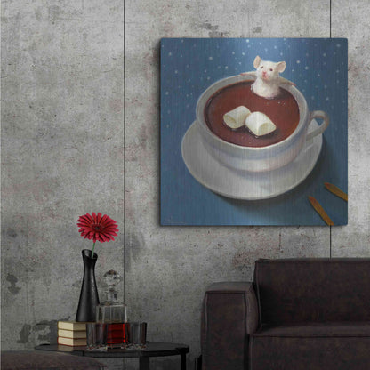 Luxe Metal Art 'Apres Ski' by Lucia Heffernan, Metal Wall Art,36x36