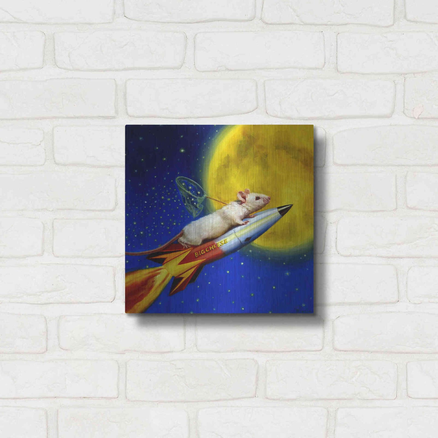 Luxe Metal Art 'Dream Catcher' by Lucia Heffernan, Metal Wall Art,12x12