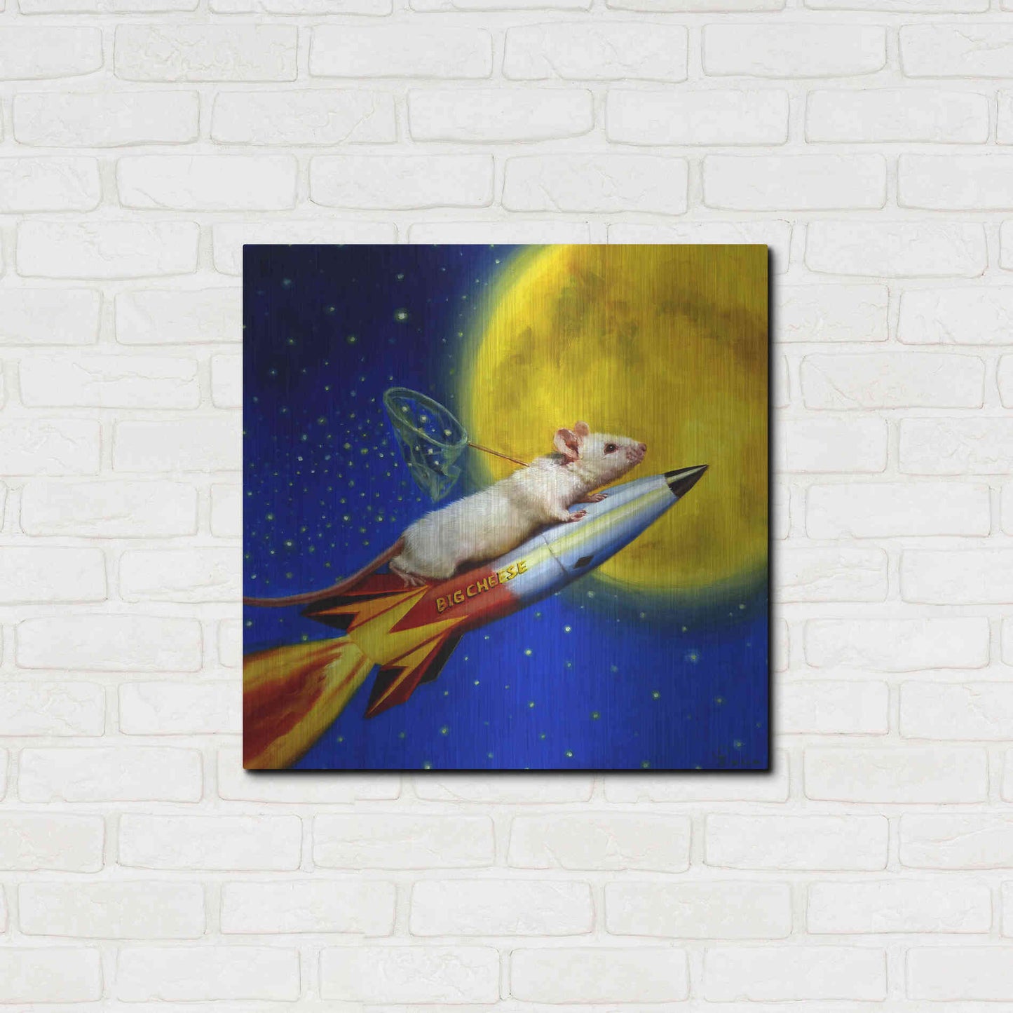 Luxe Metal Art 'Dream Catcher' by Lucia Heffernan, Metal Wall Art,24x24