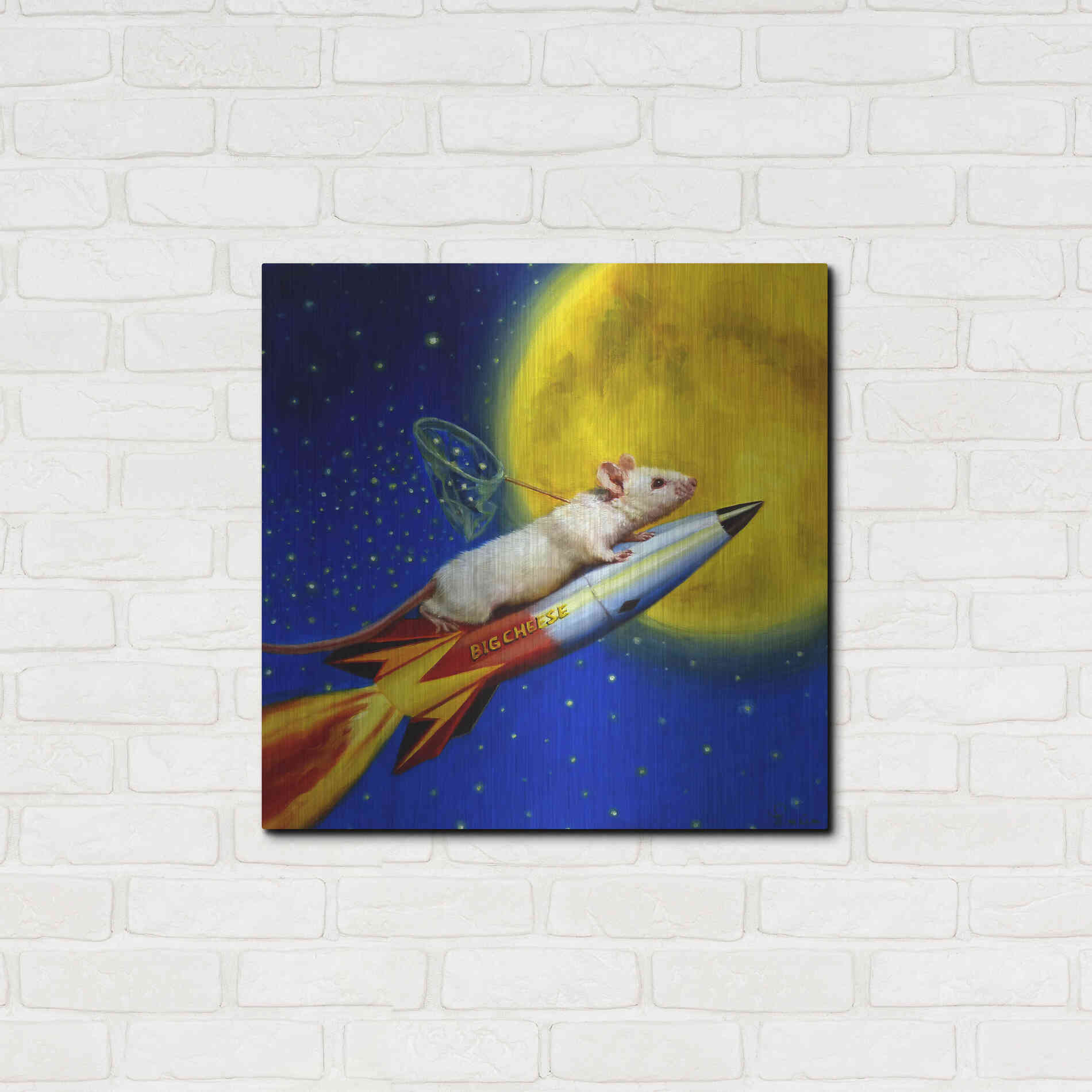 Luxe Metal Art 'Dream Catcher' by Lucia Heffernan, Metal Wall Art,24x24