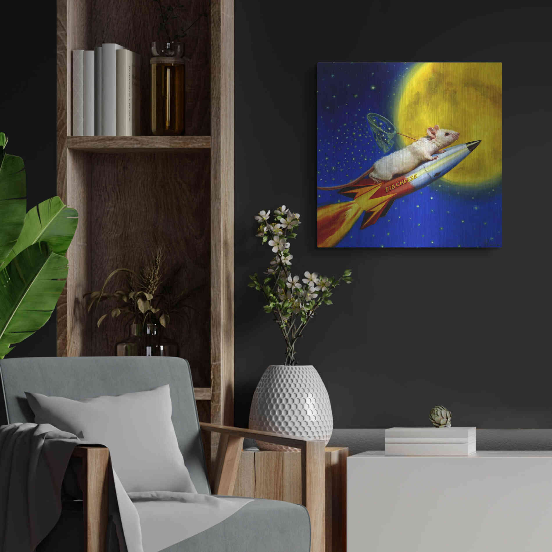 Luxe Metal Art 'Dream Catcher' by Lucia Heffernan, Metal Wall Art,24x24