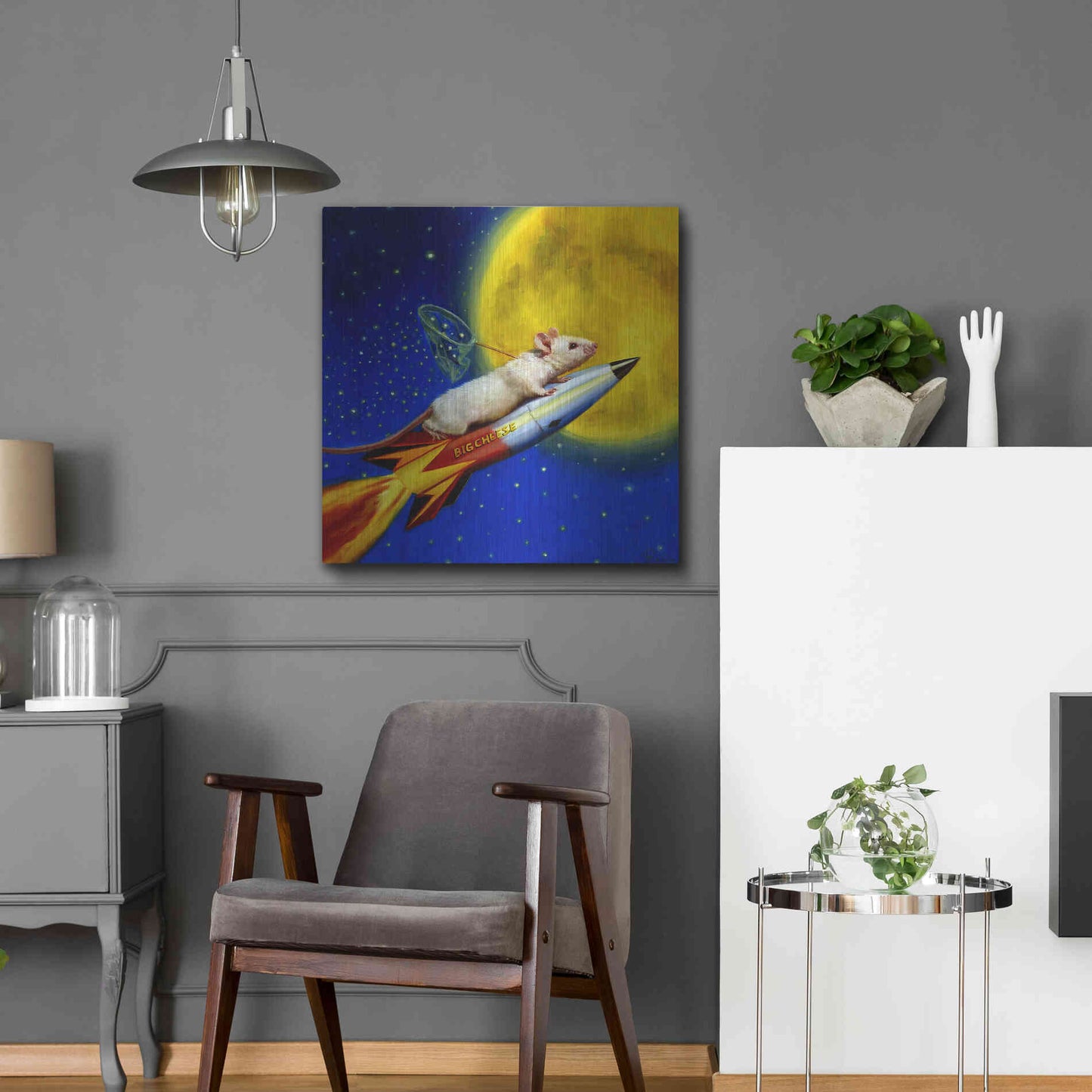 Luxe Metal Art 'Dream Catcher' by Lucia Heffernan, Metal Wall Art,24x24