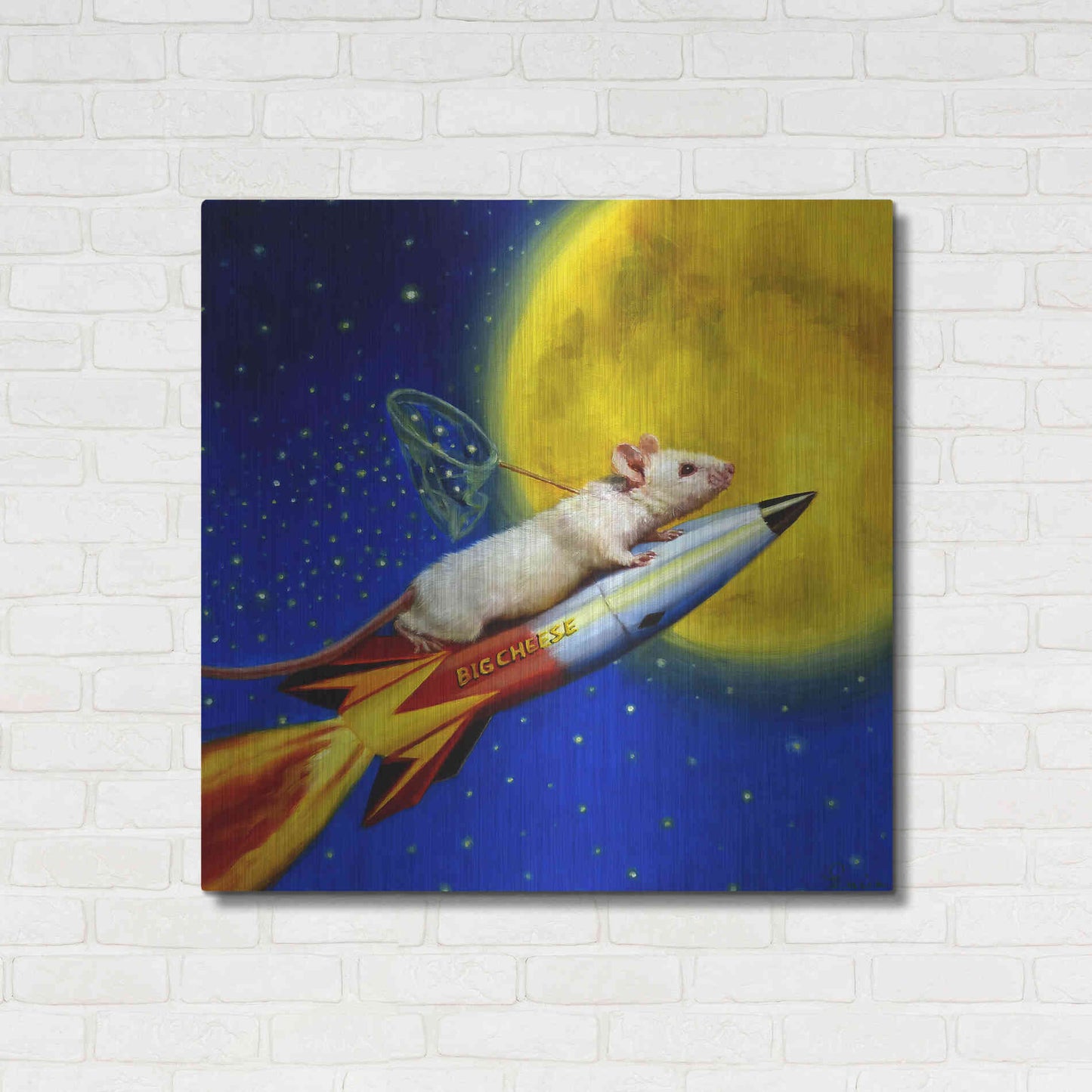 Luxe Metal Art 'Dream Catcher' by Lucia Heffernan, Metal Wall Art,36x36