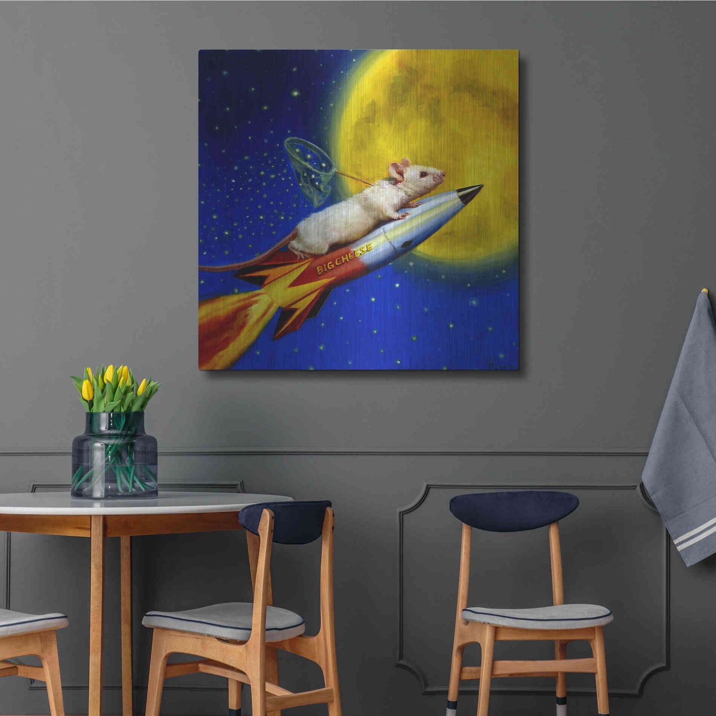 Luxe Metal Art 'Dream Catcher' by Lucia Heffernan, Metal Wall Art,36x36