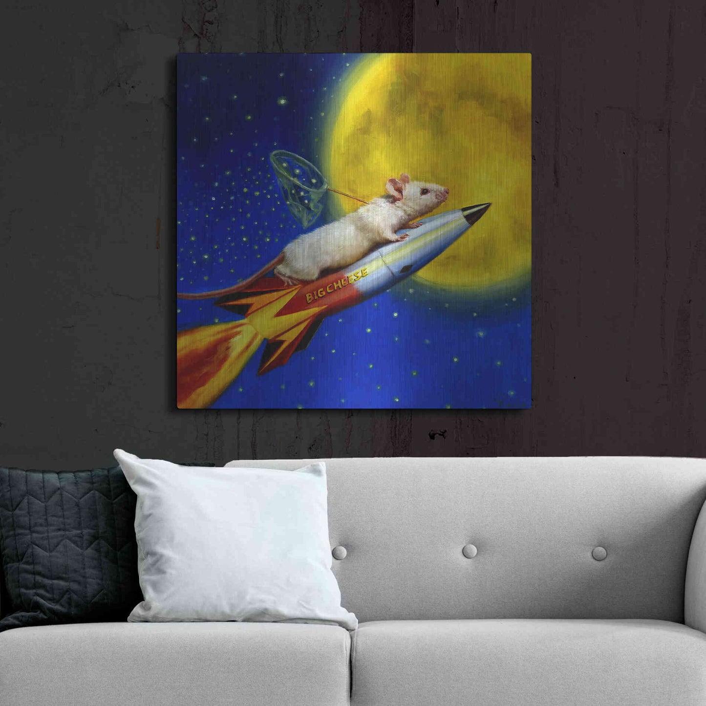 Luxe Metal Art 'Dream Catcher' by Lucia Heffernan, Metal Wall Art,36x36