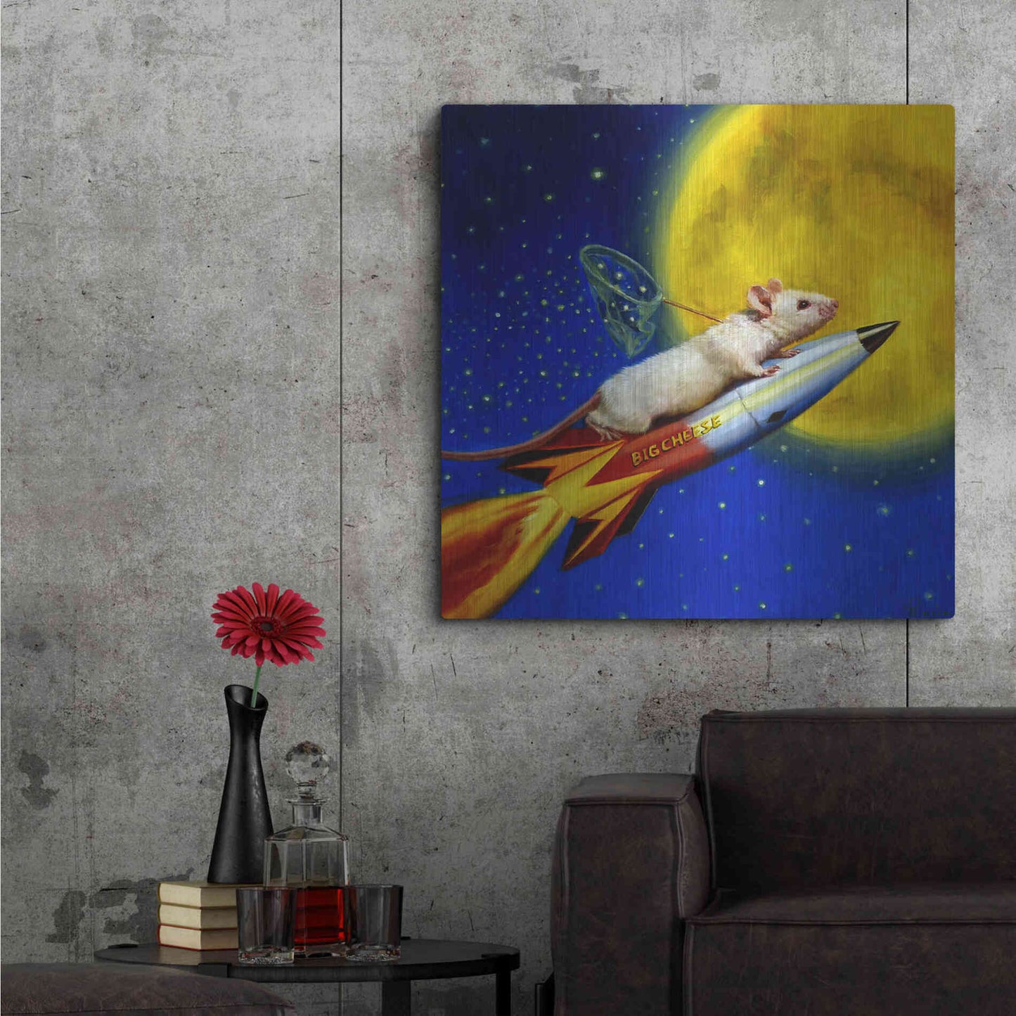 Luxe Metal Art 'Dream Catcher' by Lucia Heffernan, Metal Wall Art,36x36