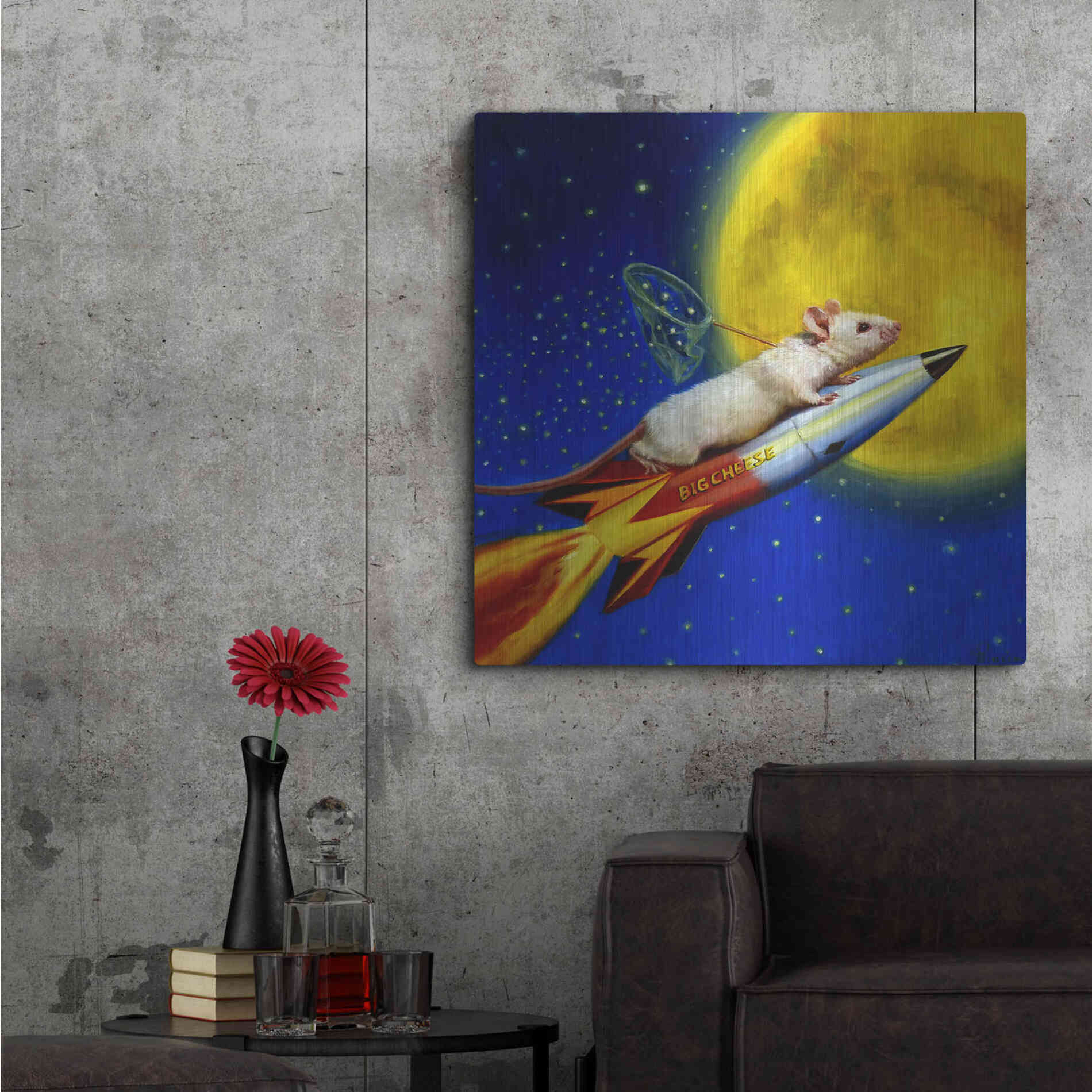 Luxe Metal Art 'Dream Catcher' by Lucia Heffernan, Metal Wall Art,36x36