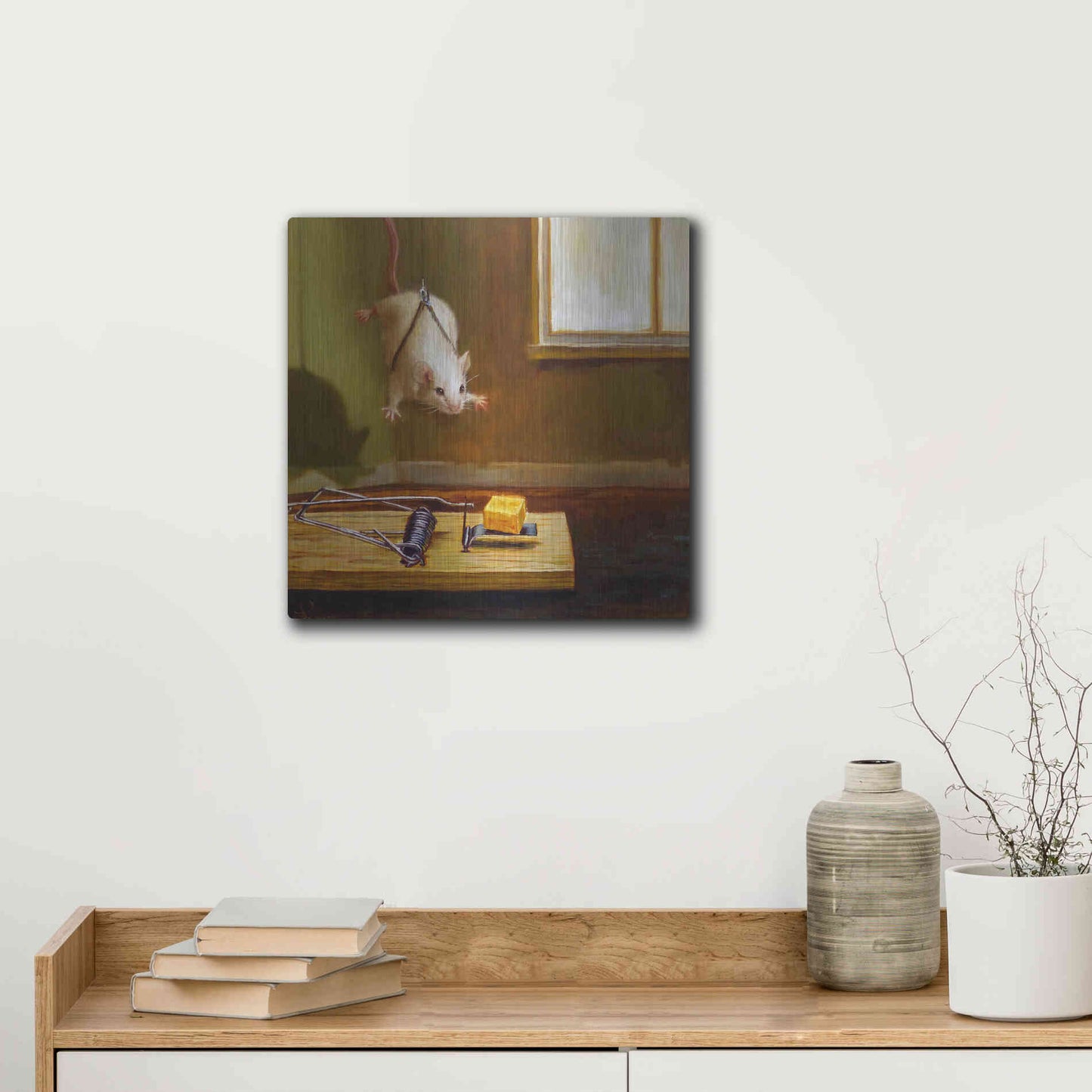 Luxe Metal Art 'Mission Impossible' by Lucia Heffernan, Metal Wall Art,12x12