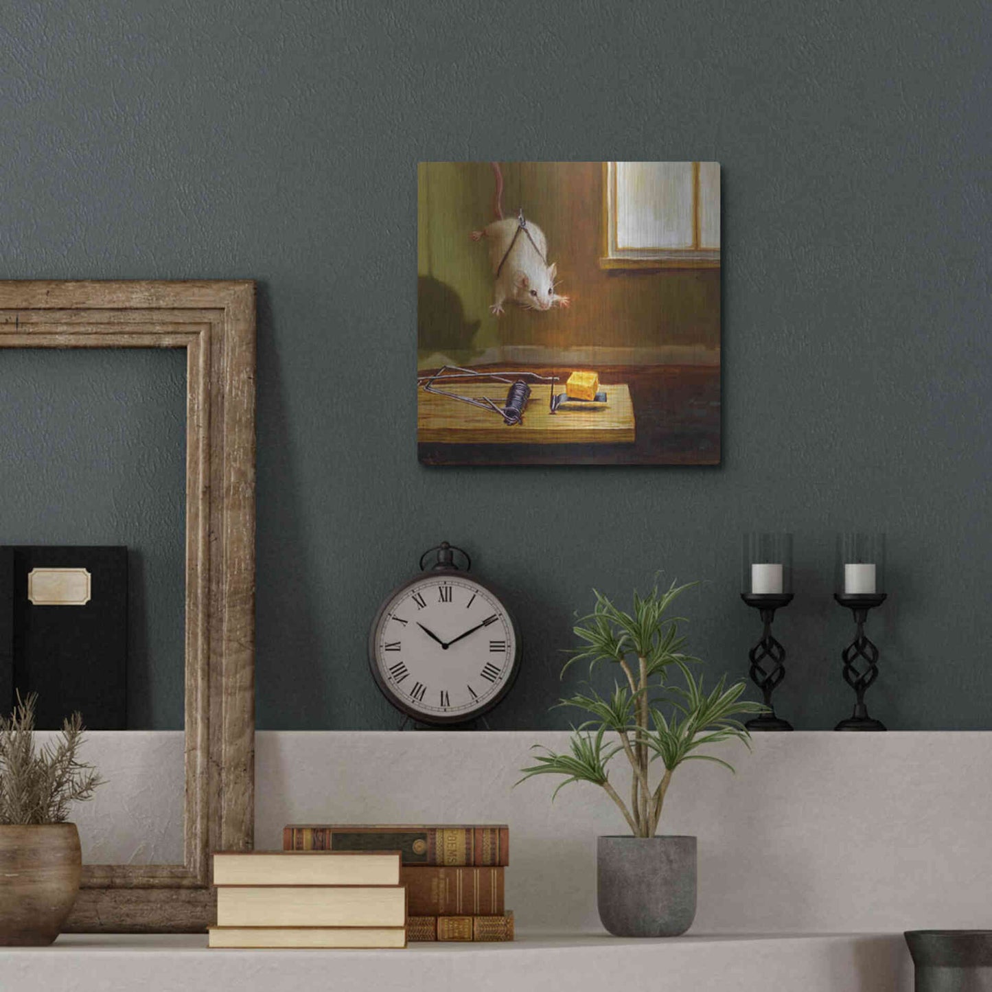 Luxe Metal Art 'Mission Impossible' by Lucia Heffernan, Metal Wall Art,12x12