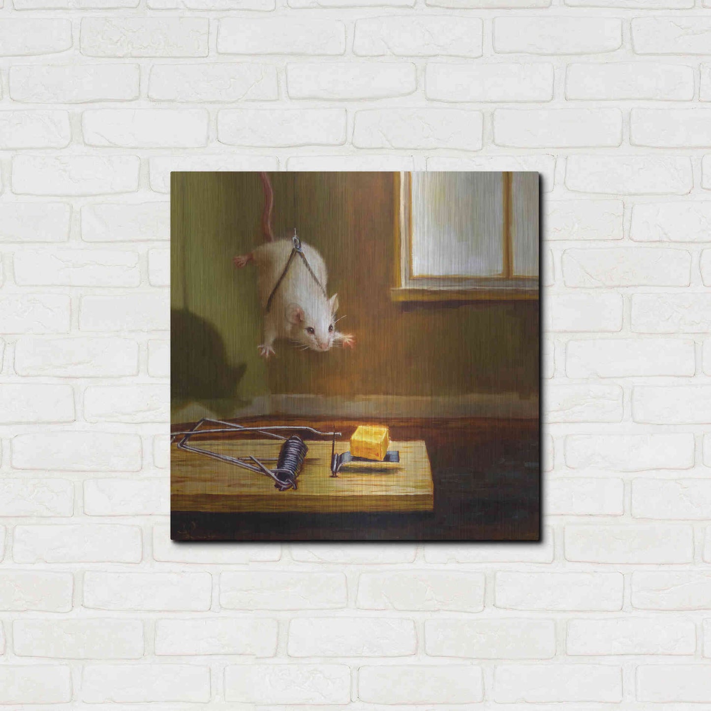 Luxe Metal Art 'Mission Impossible' by Lucia Heffernan, Metal Wall Art,24x24