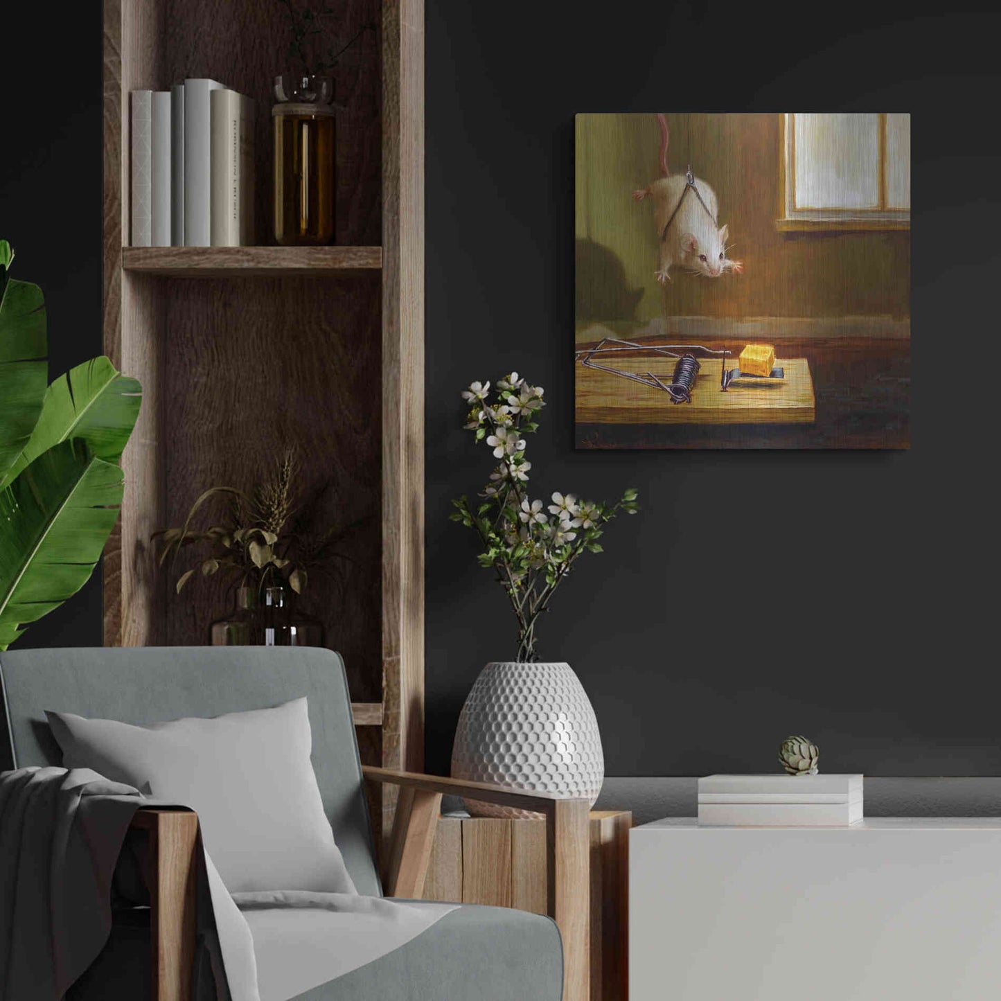 Luxe Metal Art 'Mission Impossible' by Lucia Heffernan, Metal Wall Art,24x24