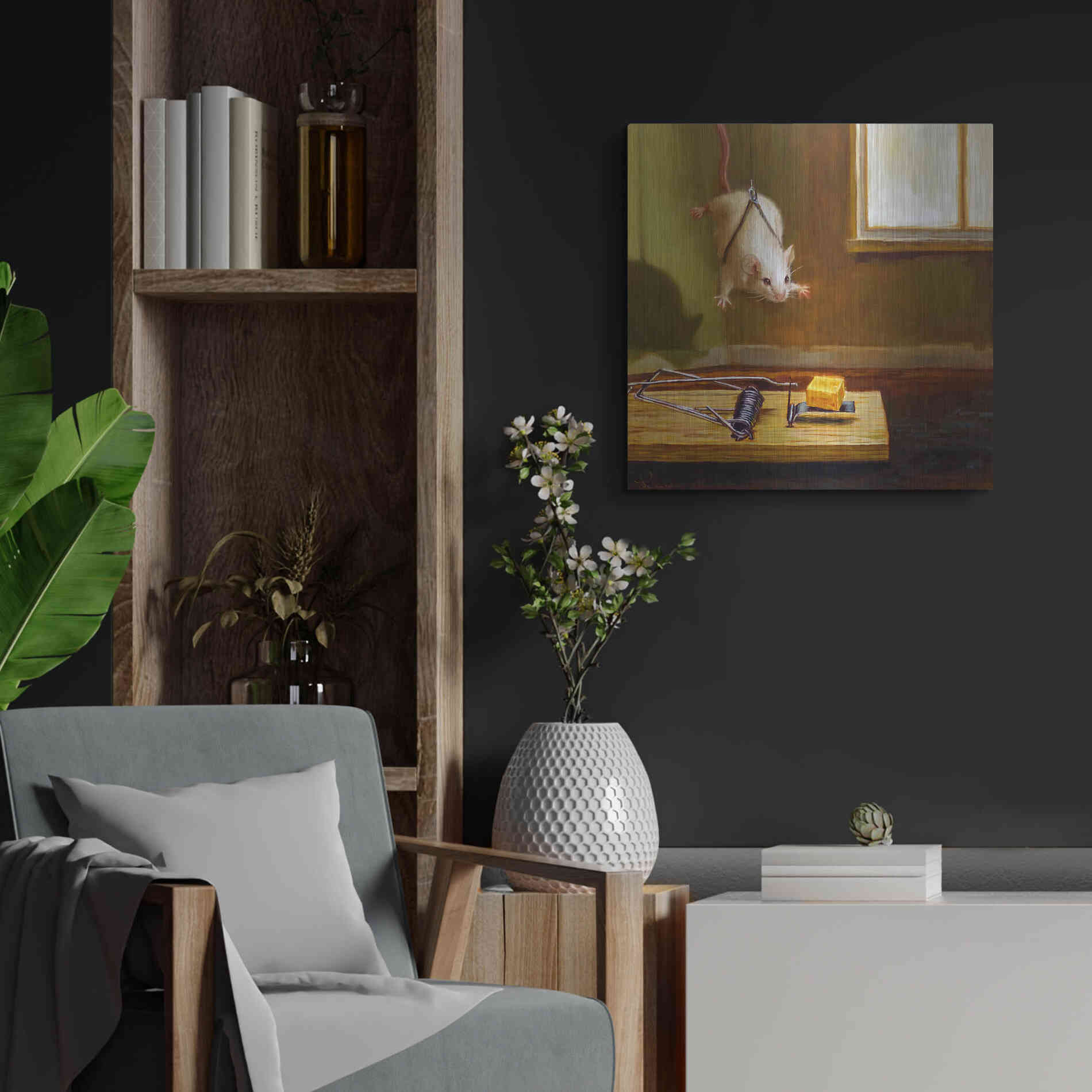 Luxe Metal Art 'Mission Impossible' by Lucia Heffernan, Metal Wall Art,24x24