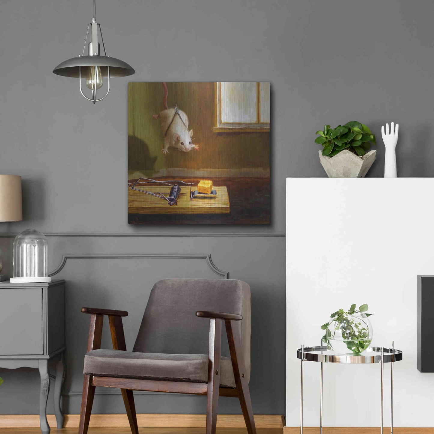 Luxe Metal Art 'Mission Impossible' by Lucia Heffernan, Metal Wall Art,24x24