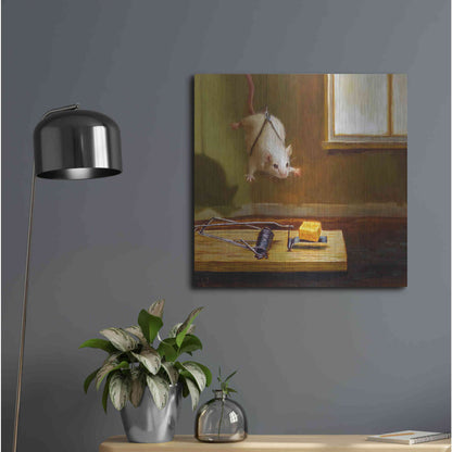 Luxe Metal Art 'Mission Impossible' by Lucia Heffernan, Metal Wall Art,24x24