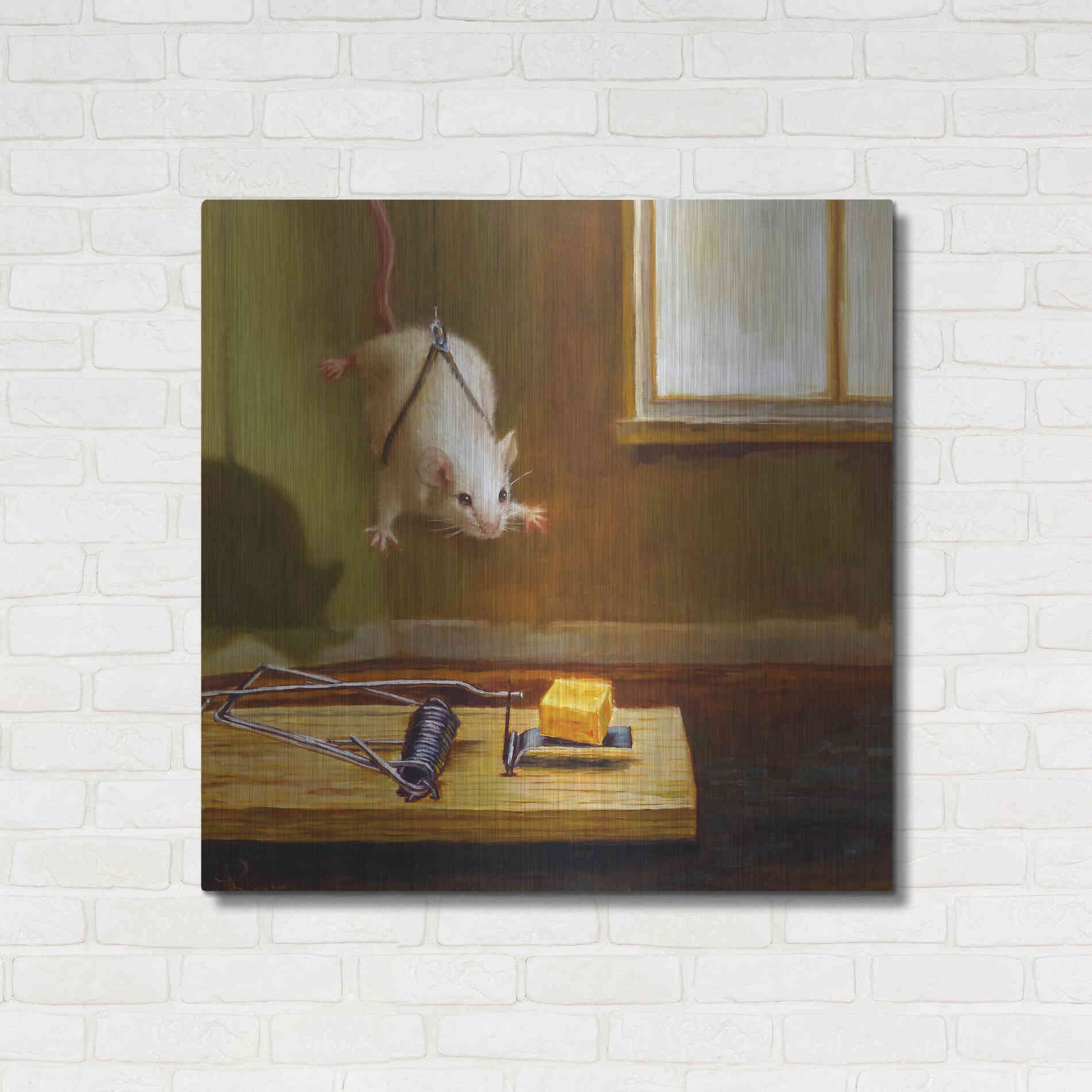 Luxe Metal Art 'Mission Impossible' by Lucia Heffernan, Metal Wall Art,36x36