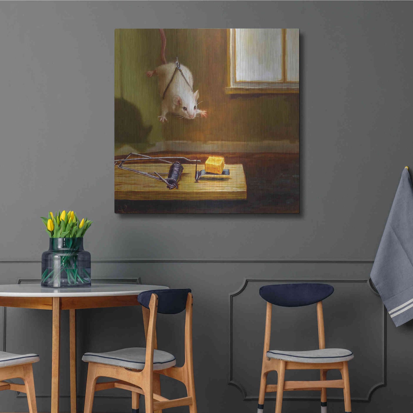 Luxe Metal Art 'Mission Impossible' by Lucia Heffernan, Metal Wall Art,36x36