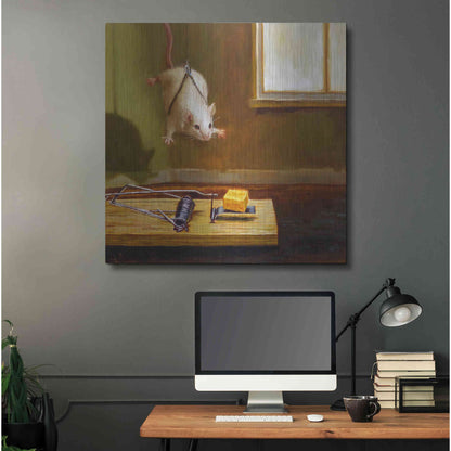 Luxe Metal Art 'Mission Impossible' by Lucia Heffernan, Metal Wall Art,36x36