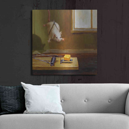 Luxe Metal Art 'Mission Impossible' by Lucia Heffernan, Metal Wall Art,36x36