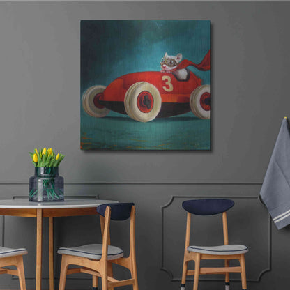 Luxe Metal Art 'Speed Racer' by Lucia Heffernan, Metal Wall Art,36x36