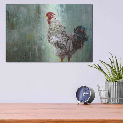 Luxe Metal Art 'The General' by Lucia Heffernan, Metal Wall Art,16x12