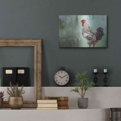 Luxe Metal Art 'The General' by Lucia Heffernan, Metal Wall Art,16x12