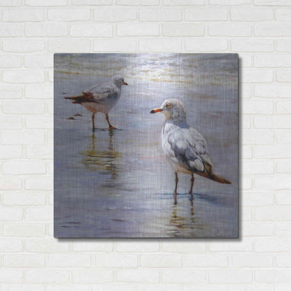 Luxe Metal Art 'Waders' by Lucia Heffernan, Metal Wall Art,36x36