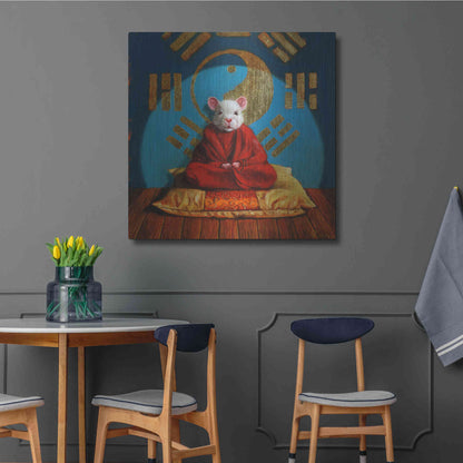 Luxe Metal Art 'Inner Peace' by Lucia Heffernan, Metal Wall Art,36x36