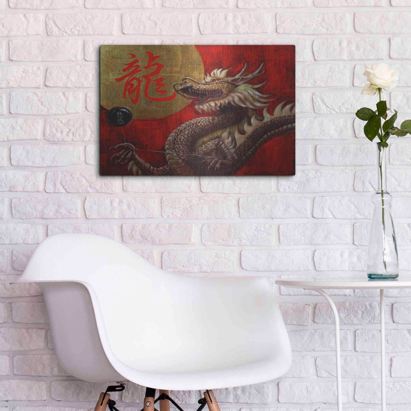 Luxe Metal Art 'Yoyo Master' by Lucia Heffernan, Metal Wall Art,24x16