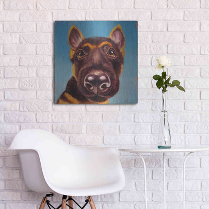 Luxe Metal Art 'Follow Your Nose 1' by Lucia Heffernan, Metal Wall Art,24x24