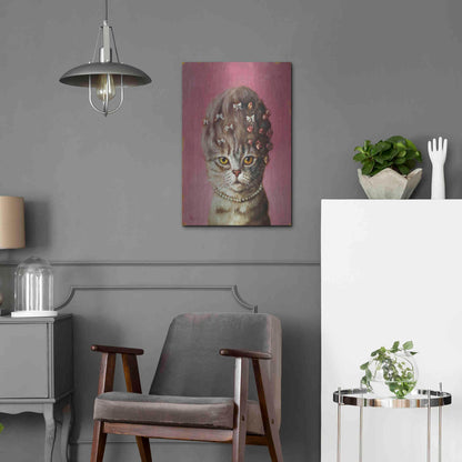 Luxe Metal Art 'Marie Catoinette' by Lucia Heffernan, Metal Wall Art,16x24