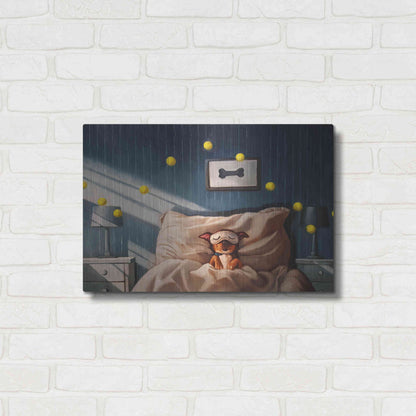 Luxe Metal Art 'Bentley's Dream' by Lucia Heffernan, Metal Wall Art,24x16