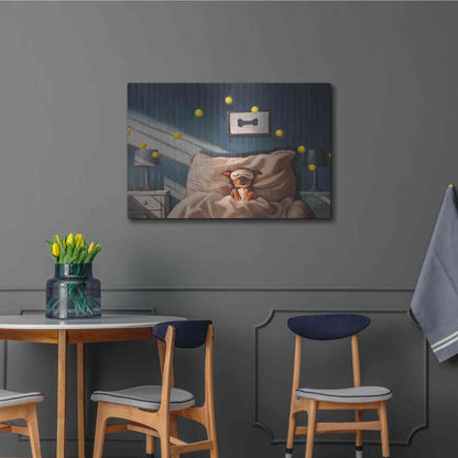 Luxe Metal Art 'Bentley's Dream' by Lucia Heffernan, Metal Wall Art,36x24