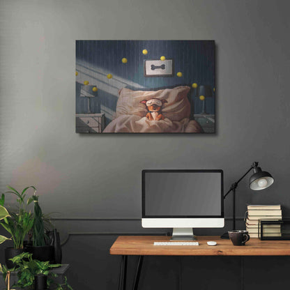 Luxe Metal Art 'Bentley's Dream' by Lucia Heffernan, Metal Wall Art,36x24