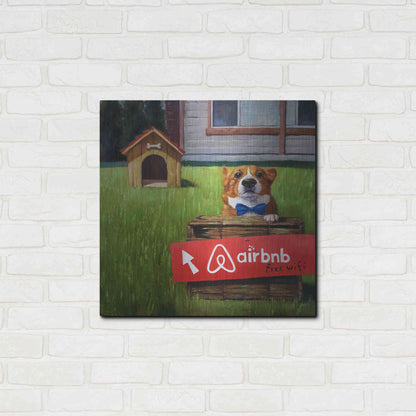 Luxe Metal Art 'K9 BNB' by Lucia Heffernan, Metal Wall Art,24x24