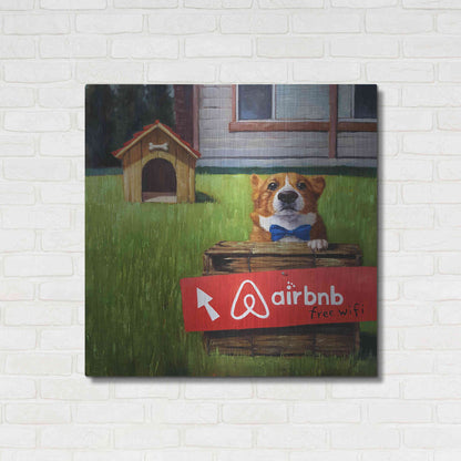 Luxe Metal Art 'K9 BNB' by Lucia Heffernan, Metal Wall Art,36x36