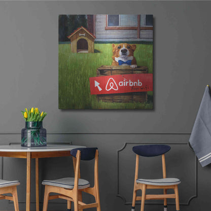 Luxe Metal Art 'K9 BNB' by Lucia Heffernan, Metal Wall Art,36x36